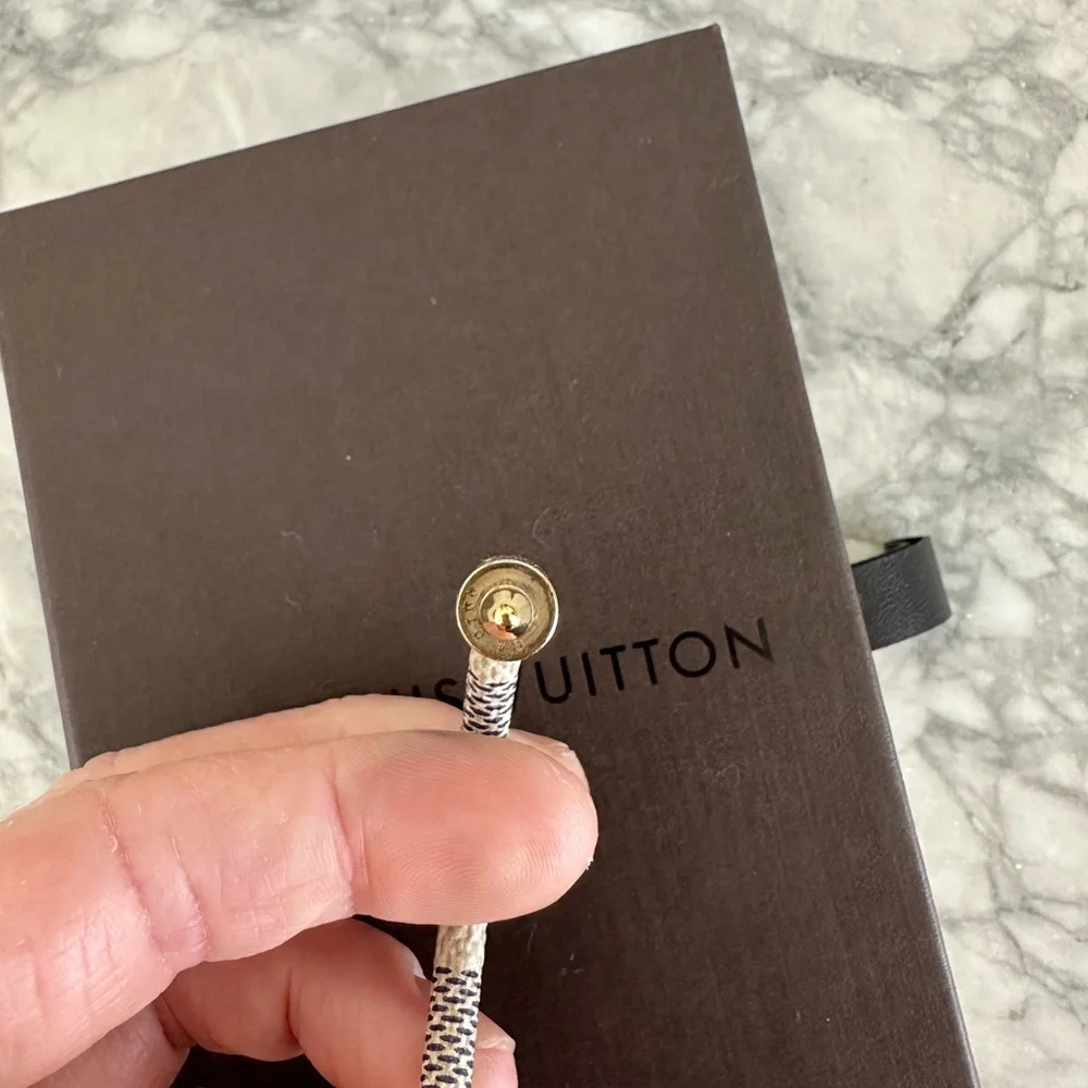 Louis Vuitton keep it damier leather bracelet - Picture 4 of 9